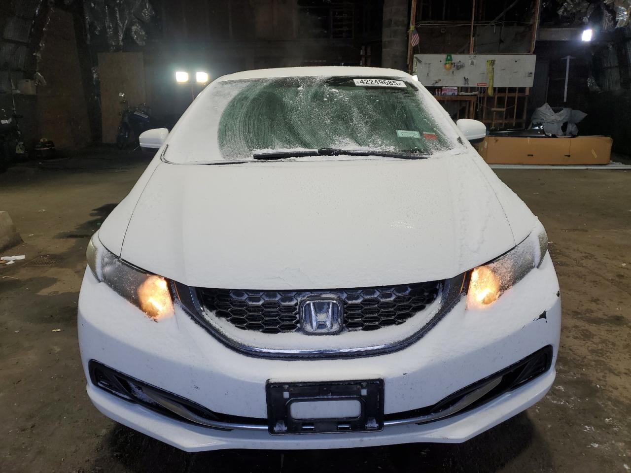 2014 Honda Civic VIN 2HGFB2F56EH522140 Copart auction photo, rear end damage thumbnail 5