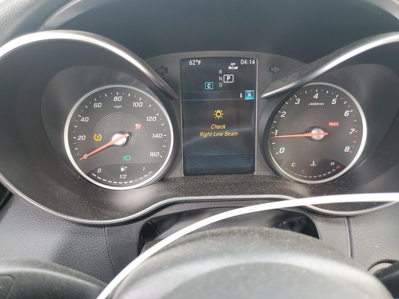 2019 Mercedes-Benz C-klasse VIN 55SWF8DB7KU307798 Copart auction photo, front end / side damage thumbnail 9