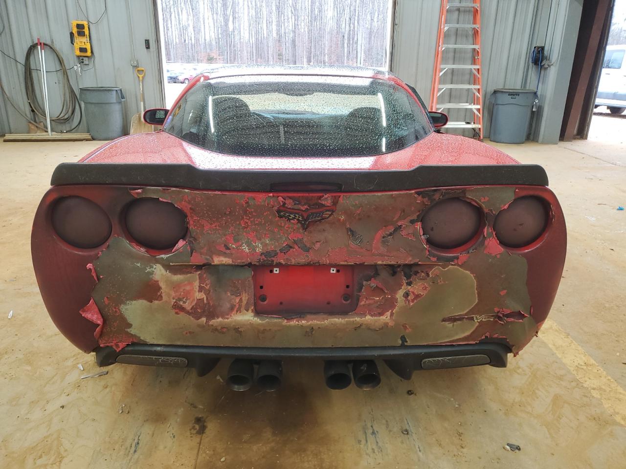 2010 Chevrolet Corvette VIN 1G1YW2DW5A5101527 Copart auction photo, burn / all over damage thumbnail 6