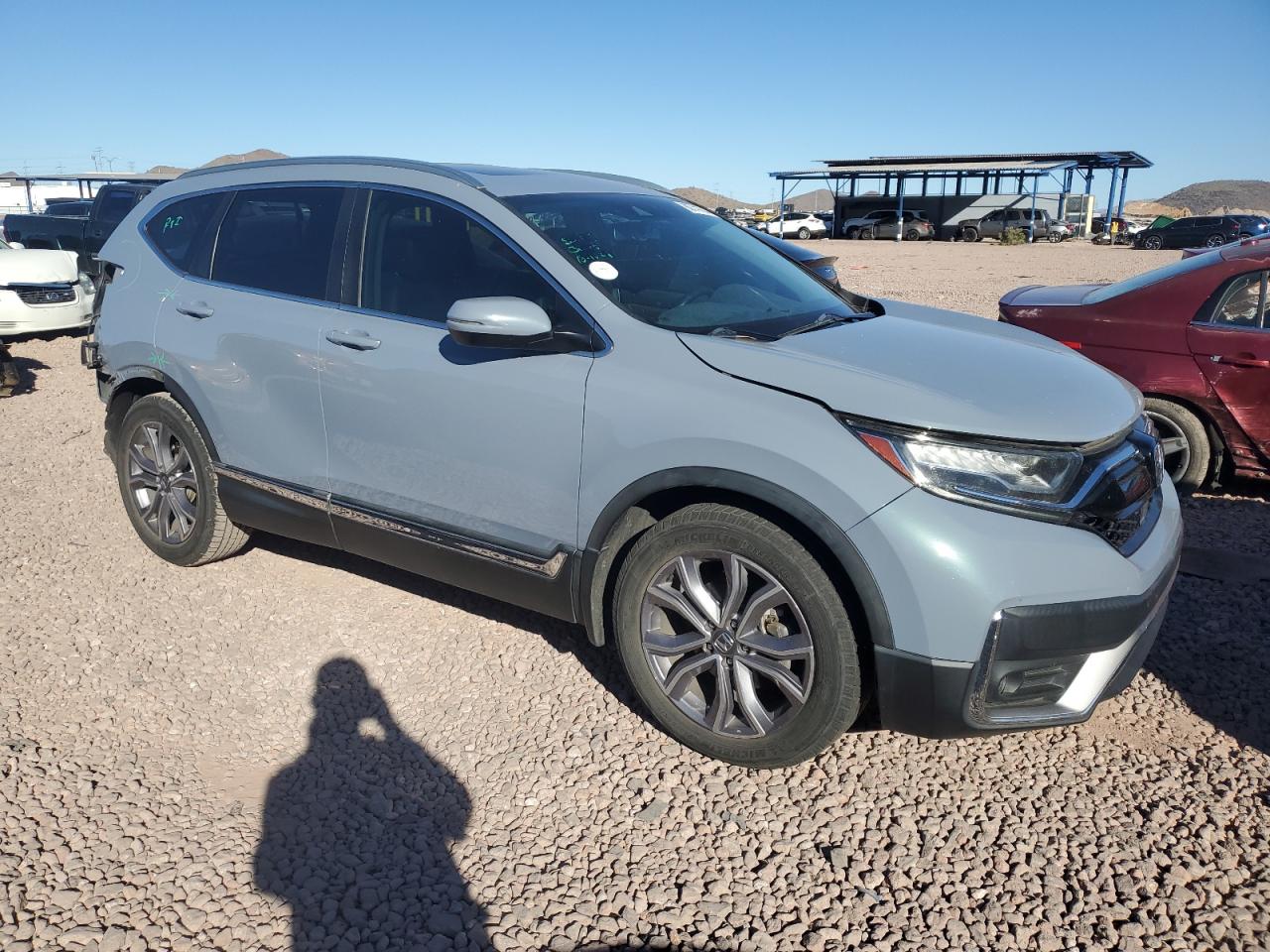 2020 Honda CR-V VIN 7FARW1H9XLE013377 Copart auction photo, rear end damage thumbnail 4