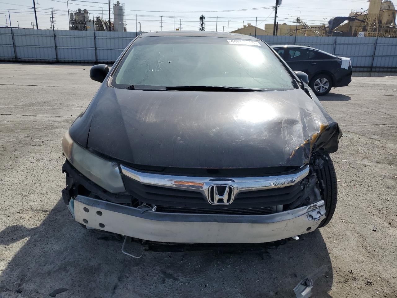 2012 Honda Civic VIN 2HGFB2F94CH576858 Copart auction photo, front end / rear end damage thumbnail 5