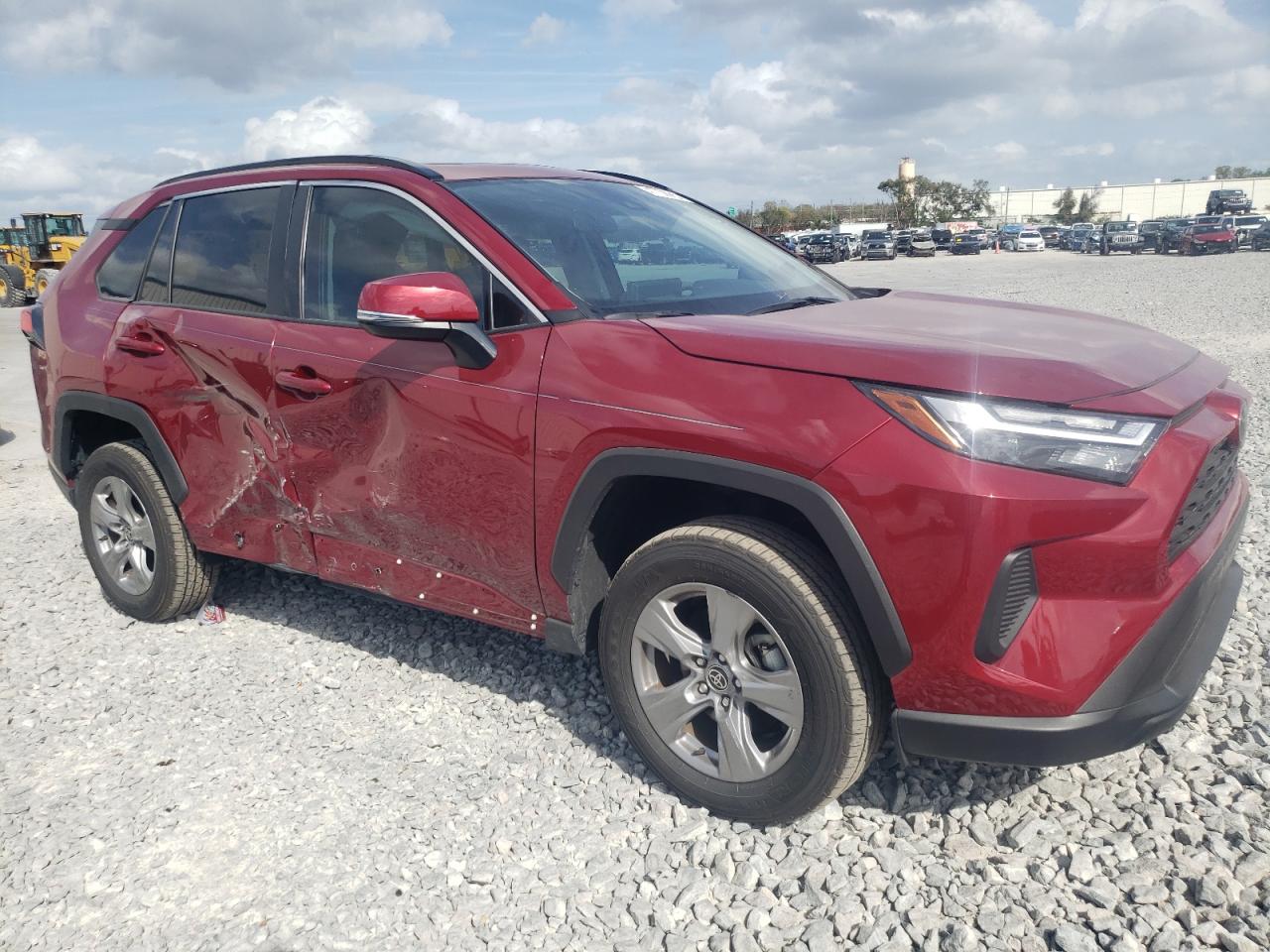 2023 Toyota RAV 4 VIN 2T3W1RFV8PW271375 Copart auction photo, side damage thumbnail 4