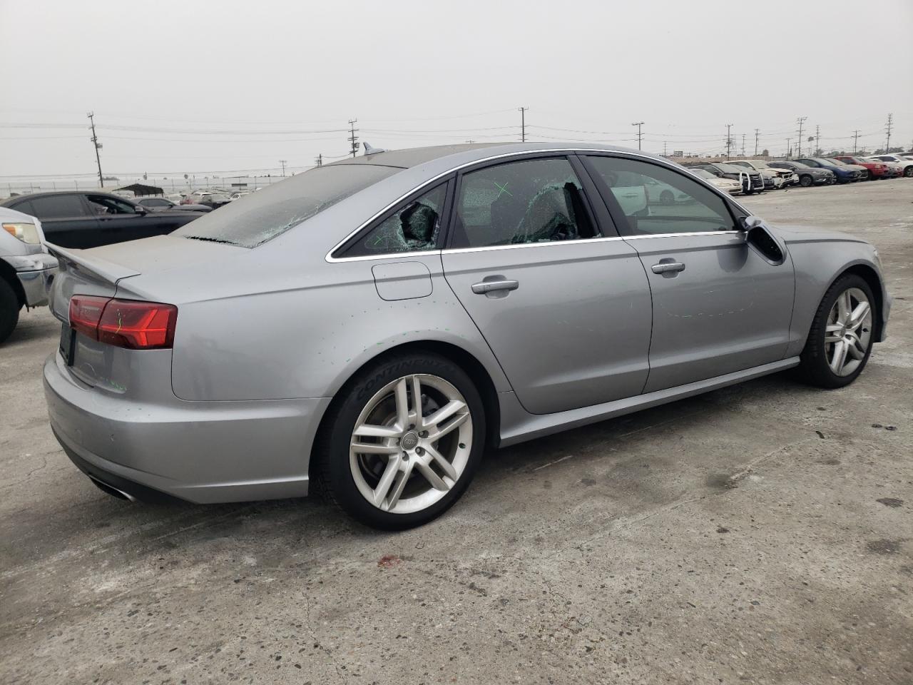 2016 Audi A6 VIN WAUGFAFC8GN007728 Copart auction photo, vandalism damage thumbnail 3