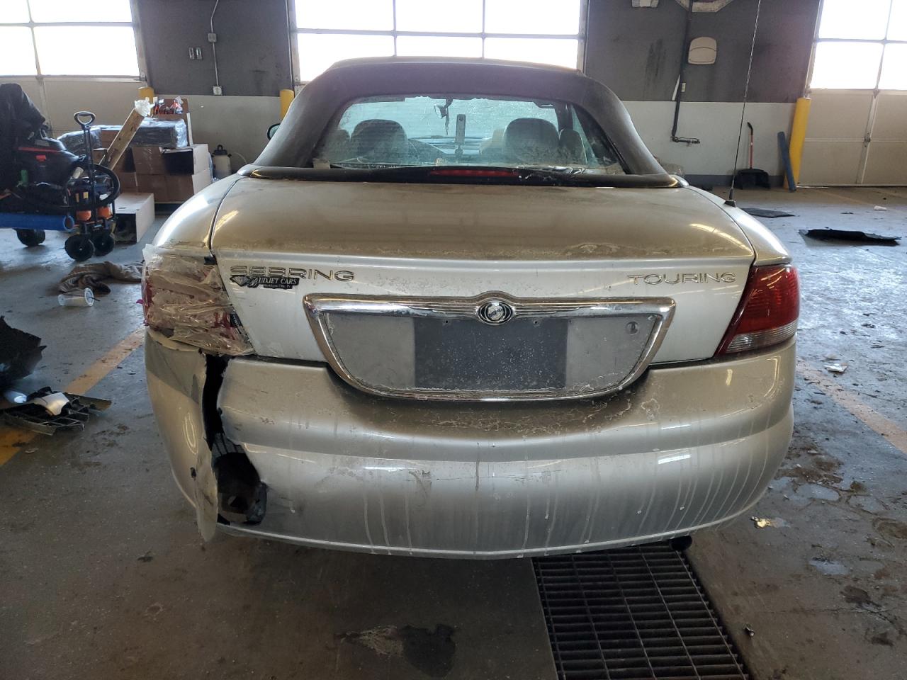 2005 Chrysler Sebring VIN 1C3EL55R25N595742 Copart auction photo, front end / rear end damage thumbnail 6