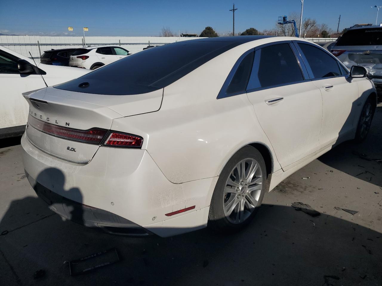2013 Lincoln MKZ VIN 3LN6L2LU5DR825299 Copart auction photo, front end damage thumbnail 3