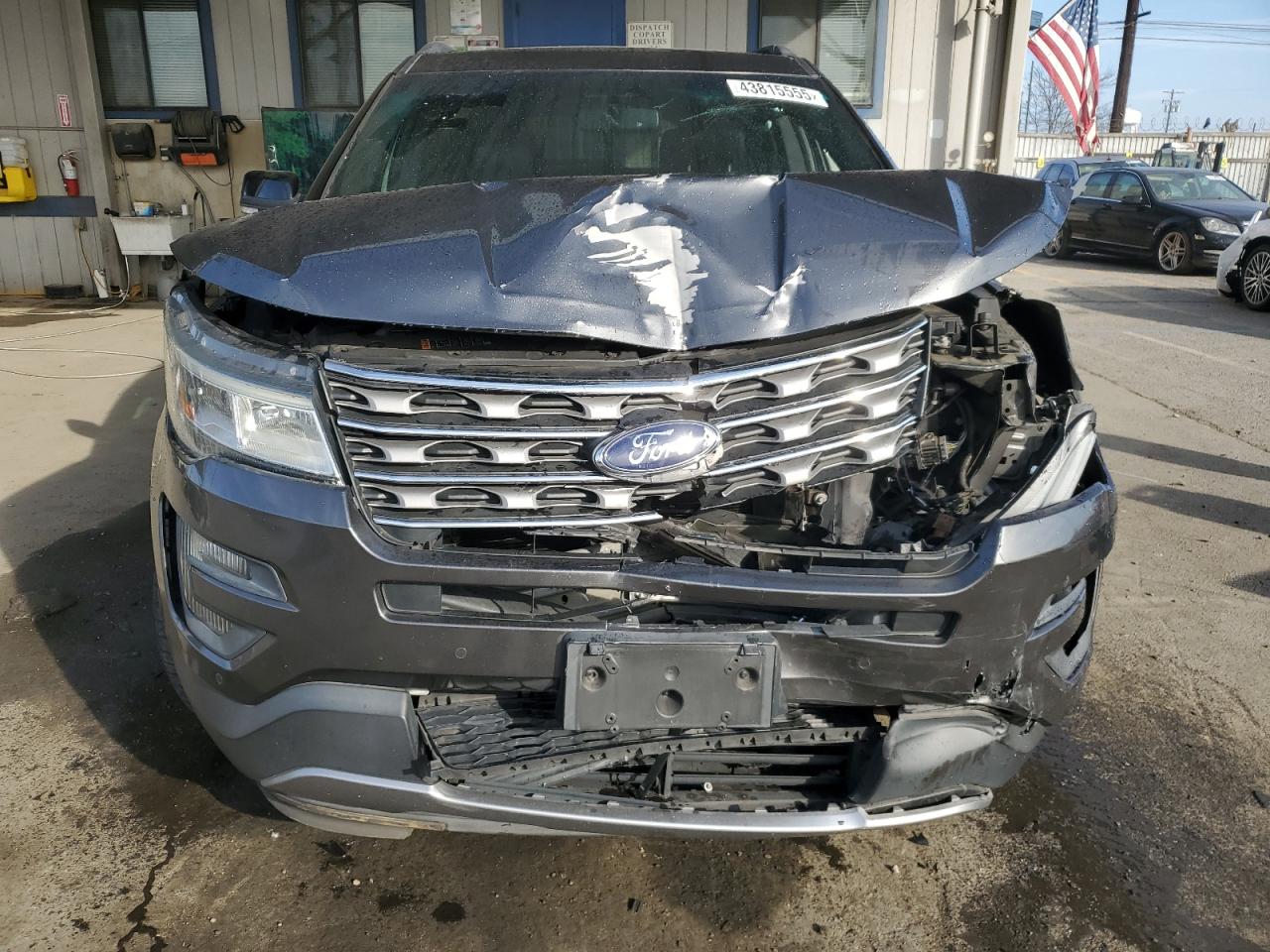 2016 Ford Explorer VIN 1FM5K7D85GGA26096 Copart auction photo, front end / side damage thumbnail 5