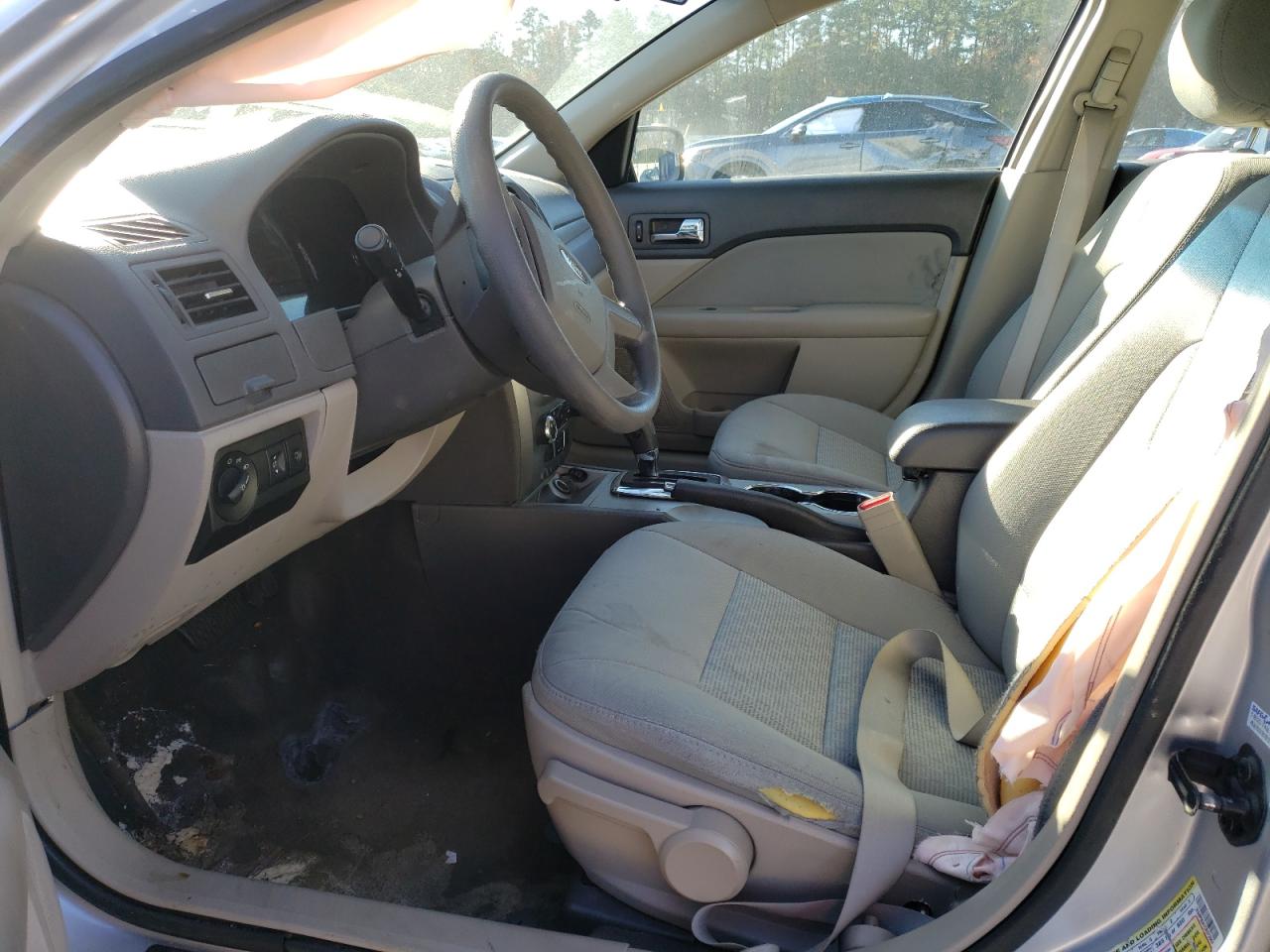 2012 Ford Fusion VIN 3FAHP0GA1CR372907 Copart auction photo, front end / side damage thumbnail 7