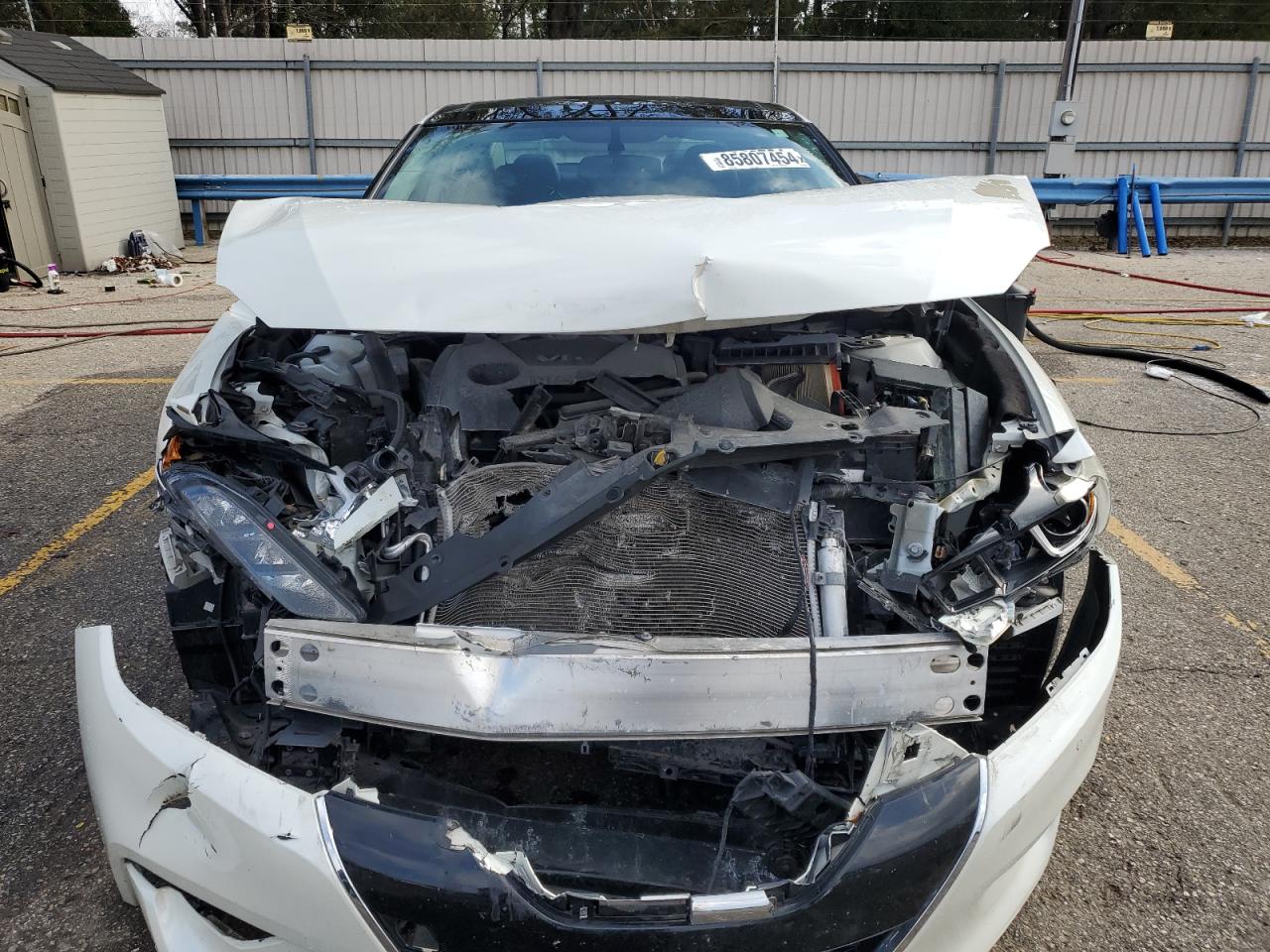 2017 Nissan Maxima VIN 1N4AA6AP1HC393233 Copart auction photo, front end damage thumbnail 5