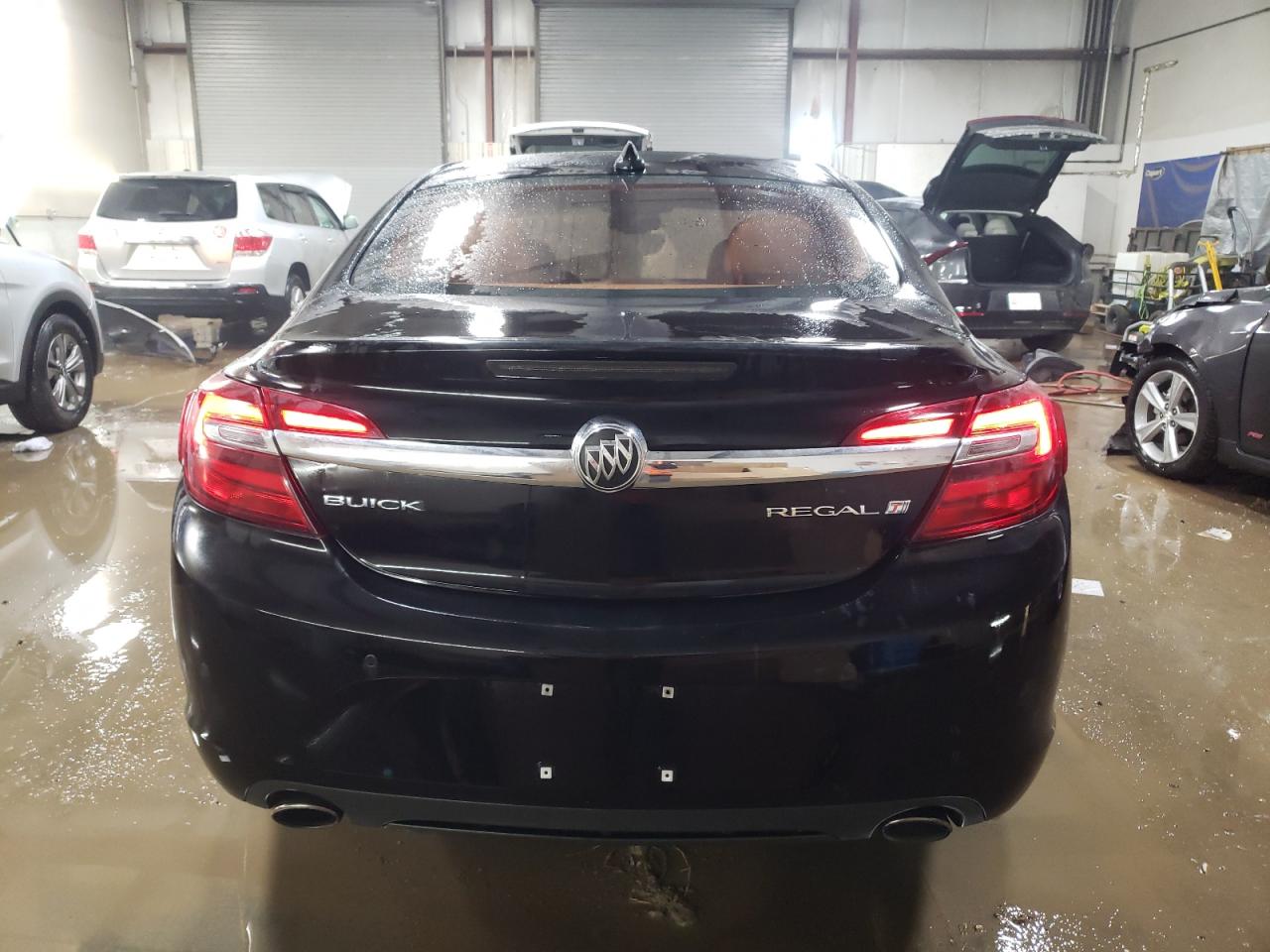 2015 Buick Regal VIN 2G4GN5EX4F9298954 Copart auction photo, front end / side damage thumbnail 6