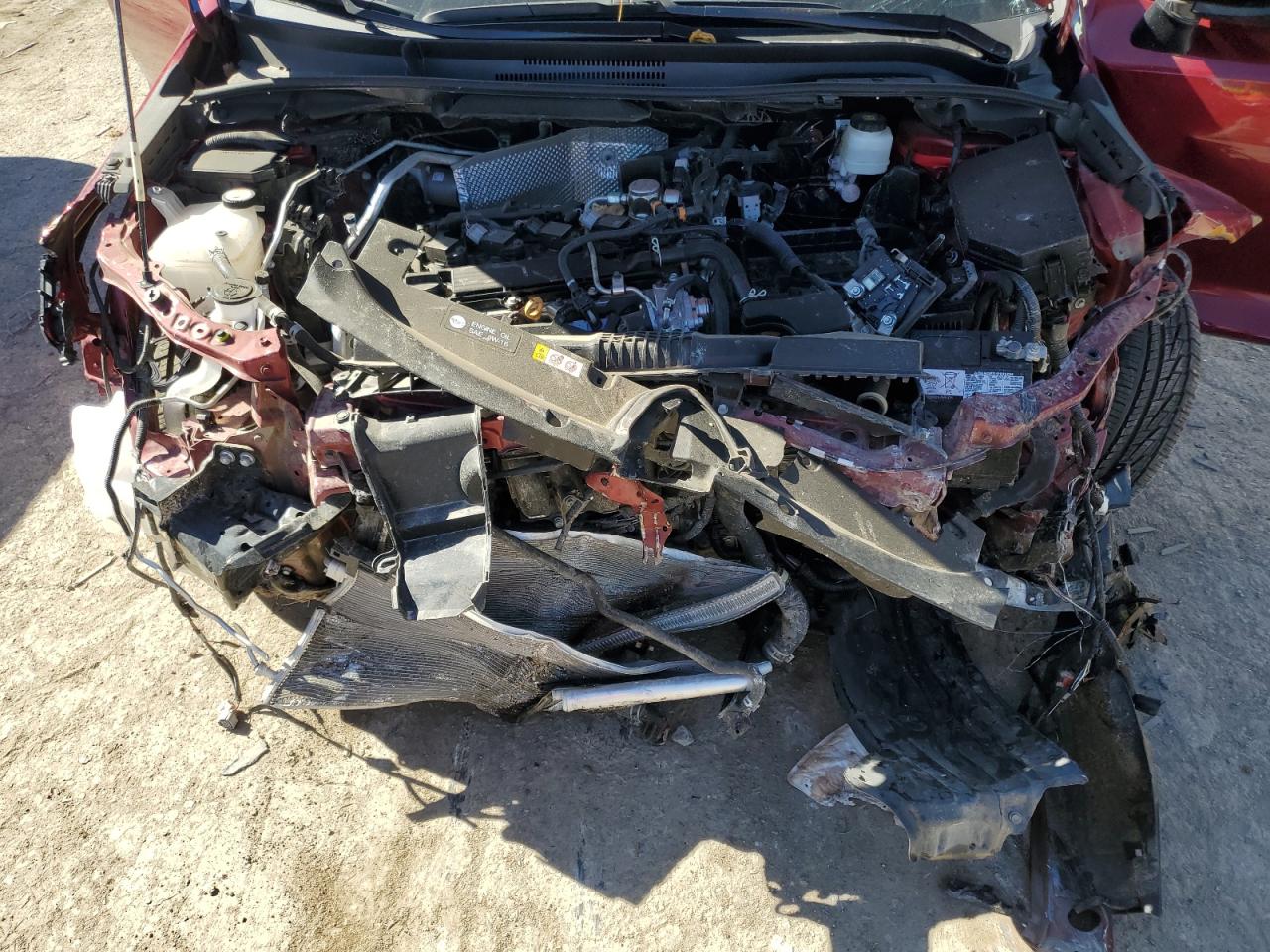 2022 Toyota Corolla VIN 5YFS4MCE9NP105371 Copart auction photo, front end / side damage thumbnail 13