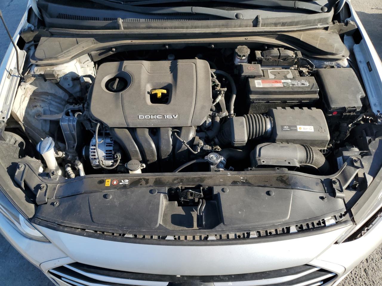2017 Hyundai Elantra VIN 5NPD84LF6HH062244 Copart auction photo, all over damage thumbnail 11
