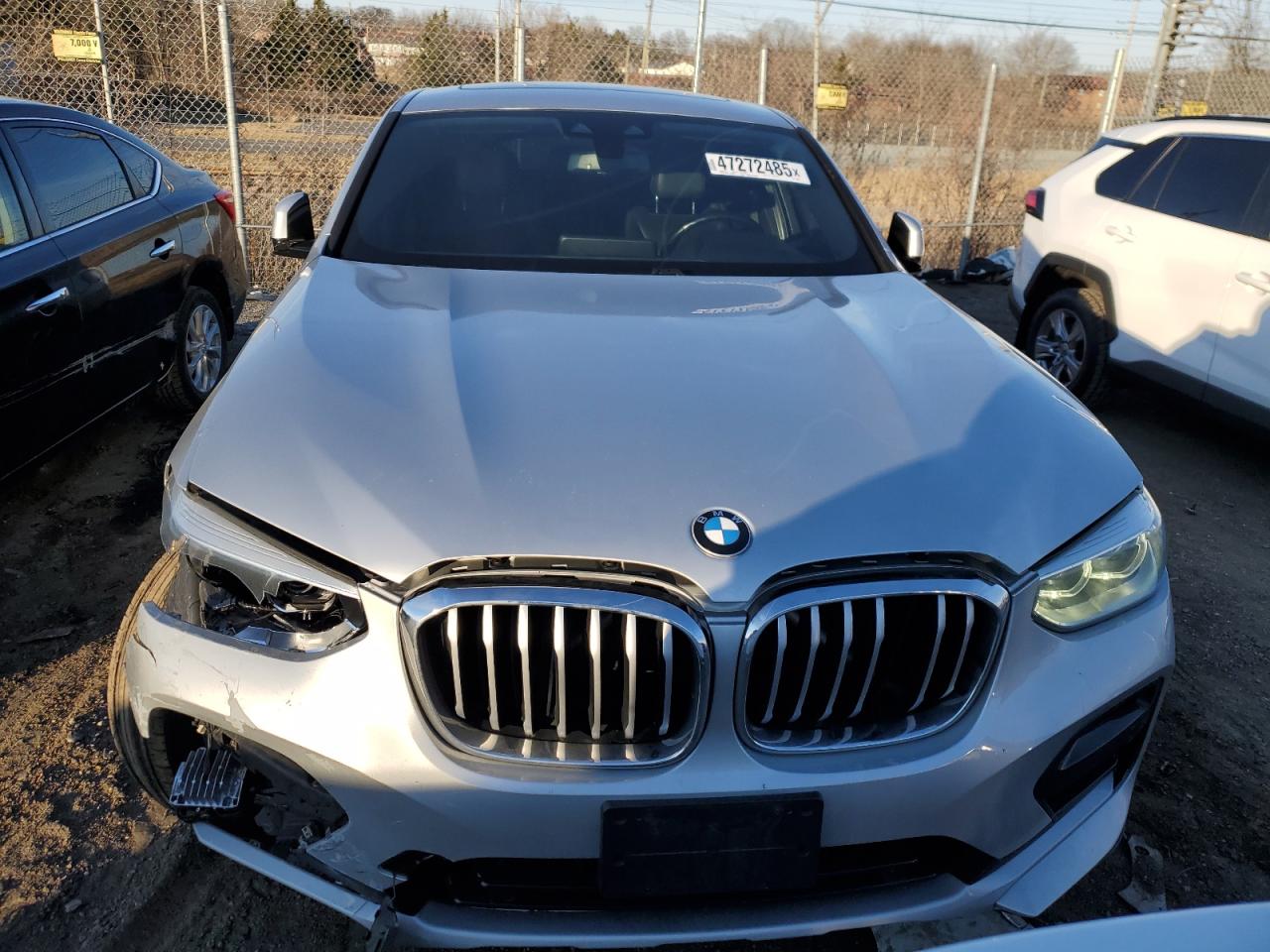 2019 BMW X4 VIN 5UXUJ3C58KLG55436 Copart auction photo, front end damage thumbnail 5