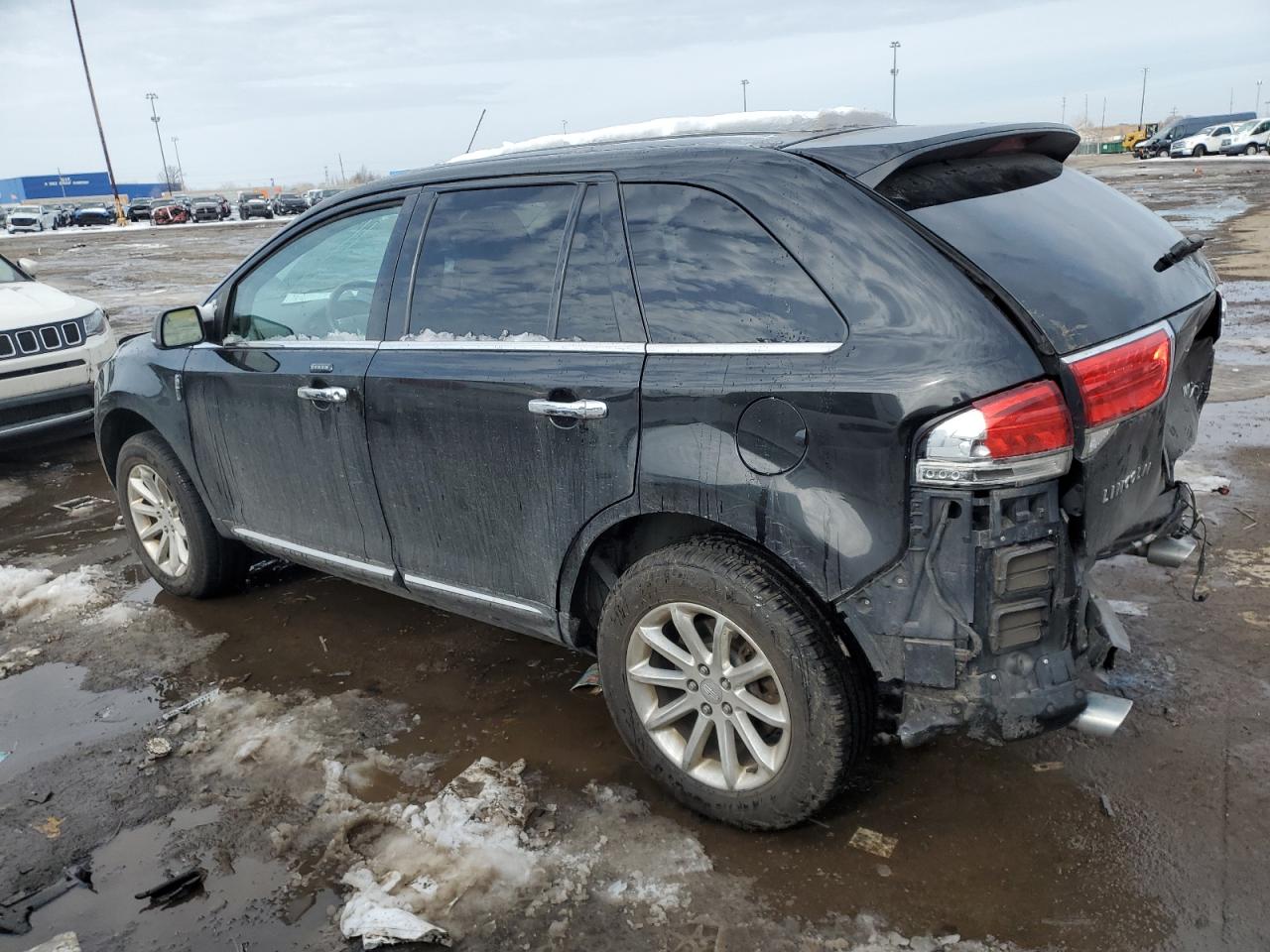 2015 Lincoln MKX VIN 2LMDJ6JK8FBL33796 Copart auction photo, rear end / front end damage thumbnail 2