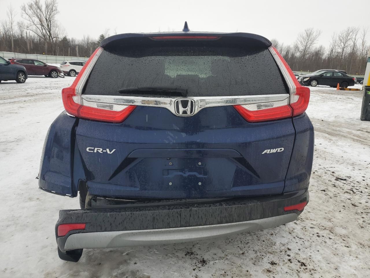 2018 Honda CR-V VIN 7FARW2H53JE008148 Copart auction photo, rear end / side damage thumbnail 6