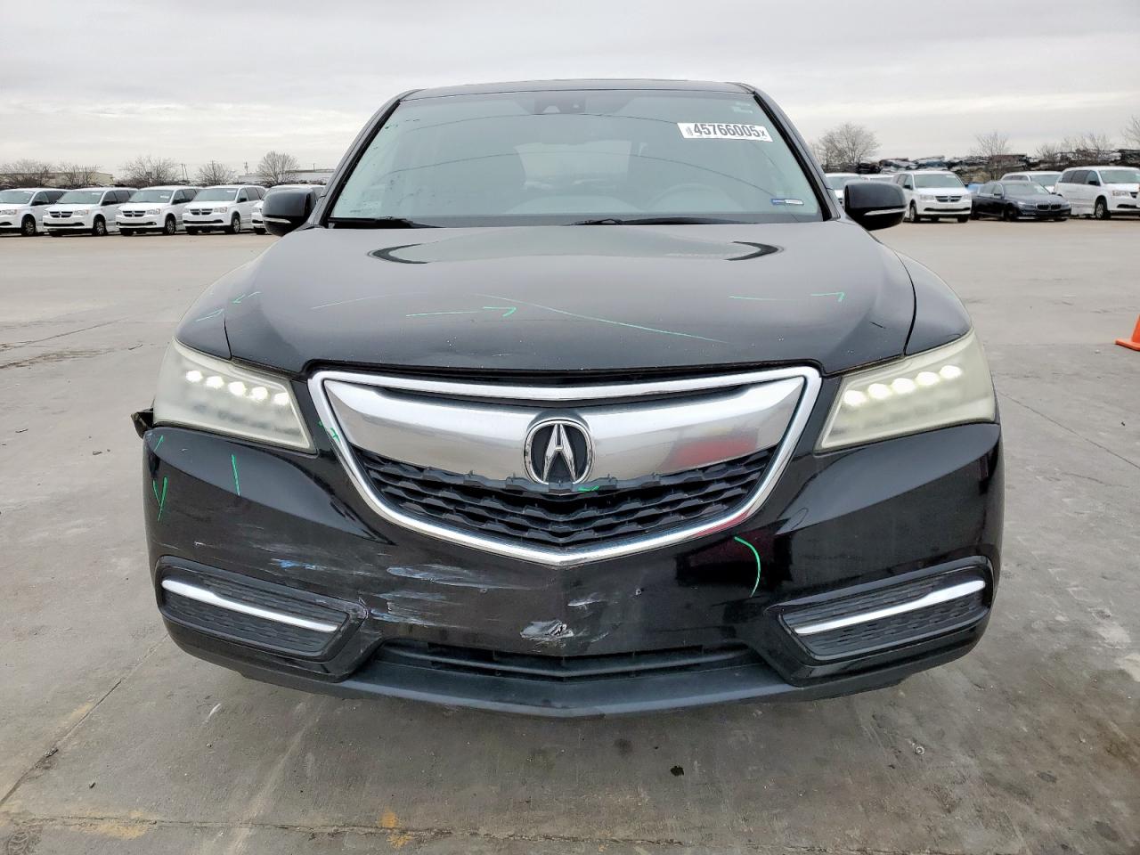 2015 Acura MDX VIN 5FRYD3H46FB014526 Copart auction photo, front end damage thumbnail 5