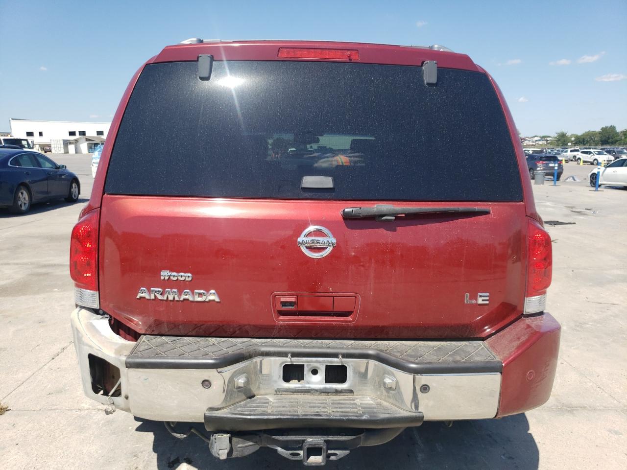 2005 Nissan Armada VIN 5N1AA08B75N733854 Copart auction photo, front end / rear end damage thumbnail 6