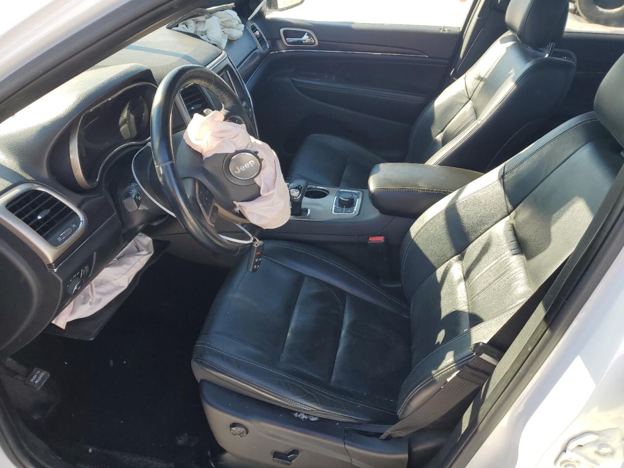 2014 Jeep Grand Cherokee VIN 1C4RJFBG8EC553986 Copart auction photo, front end / side damage thumbnail 7