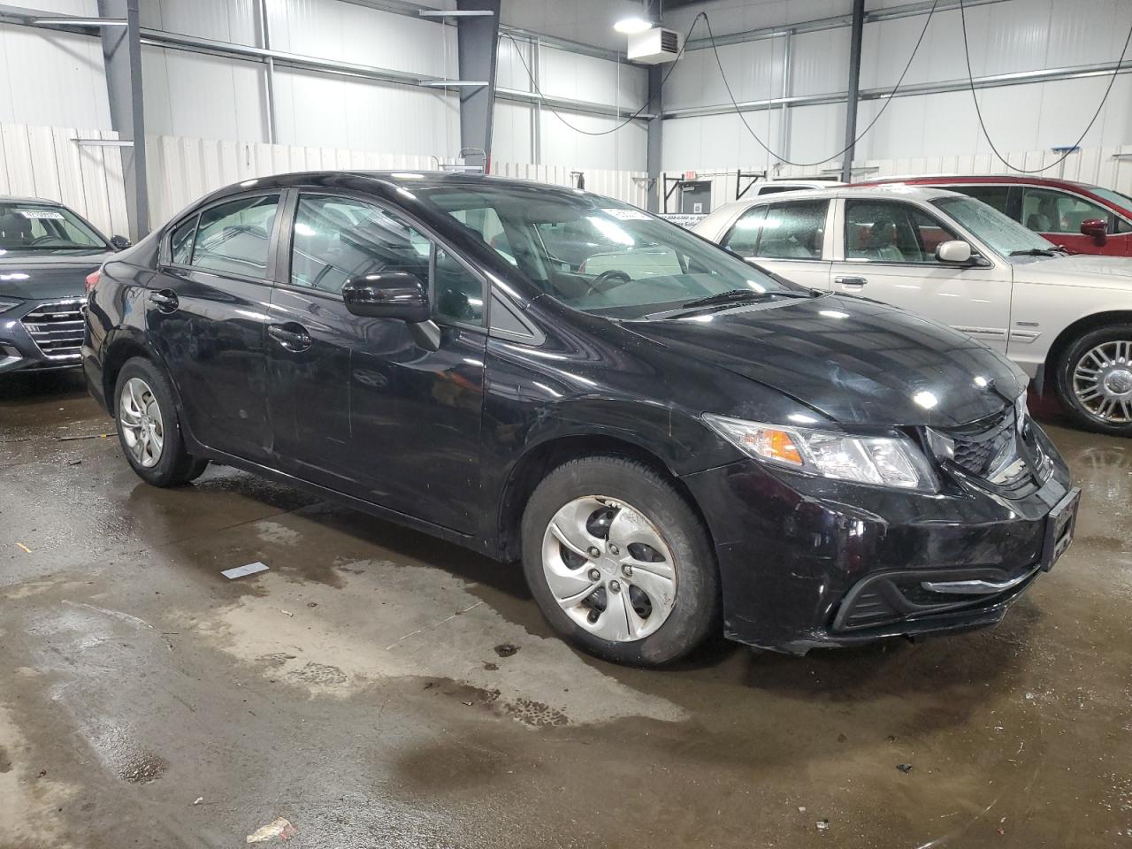 2015 Honda Civic VIN 19XFB2F58FE005871 Copart auction photo, front end / rear end damage thumbnail 4