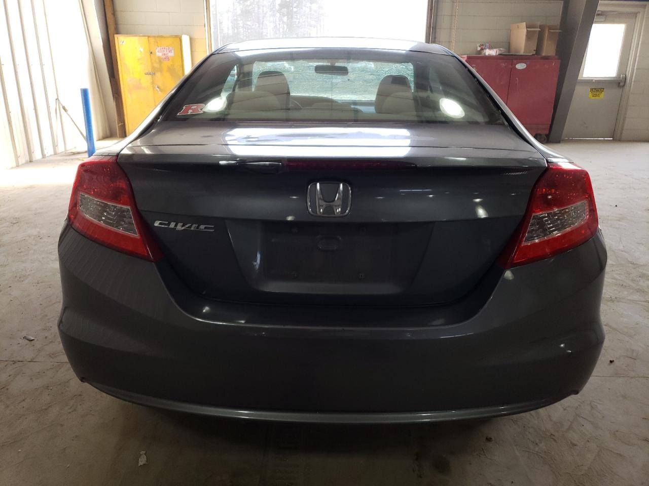 2012 Honda Civic VIN 2HGFG3B87CH507747 Copart auction photo, top/roof damage thumbnail 6