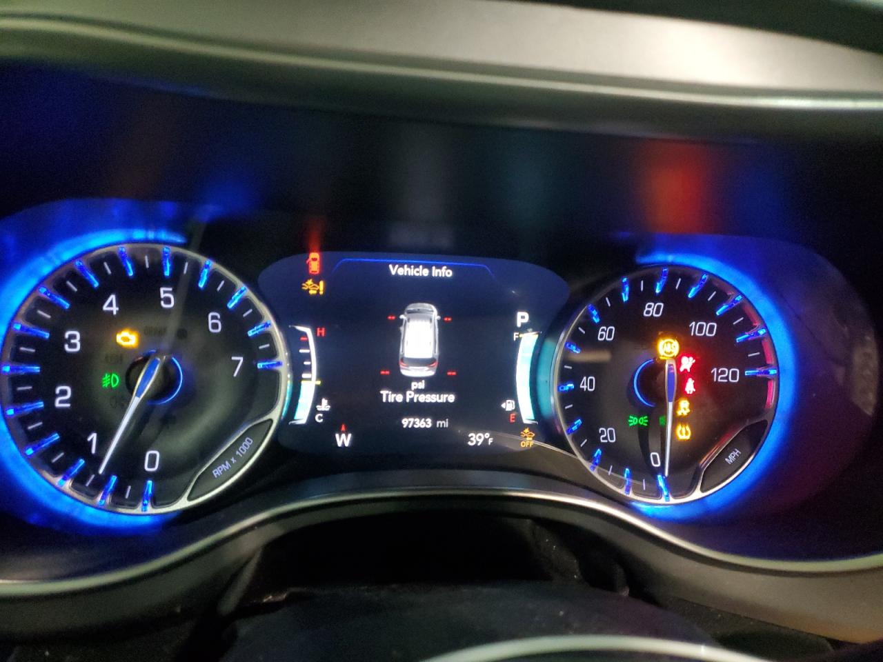 2019 Chrysler Pacifica VIN 2C4RC1EG9KR644096 Copart auction photo, side / front end damage thumbnail 9
