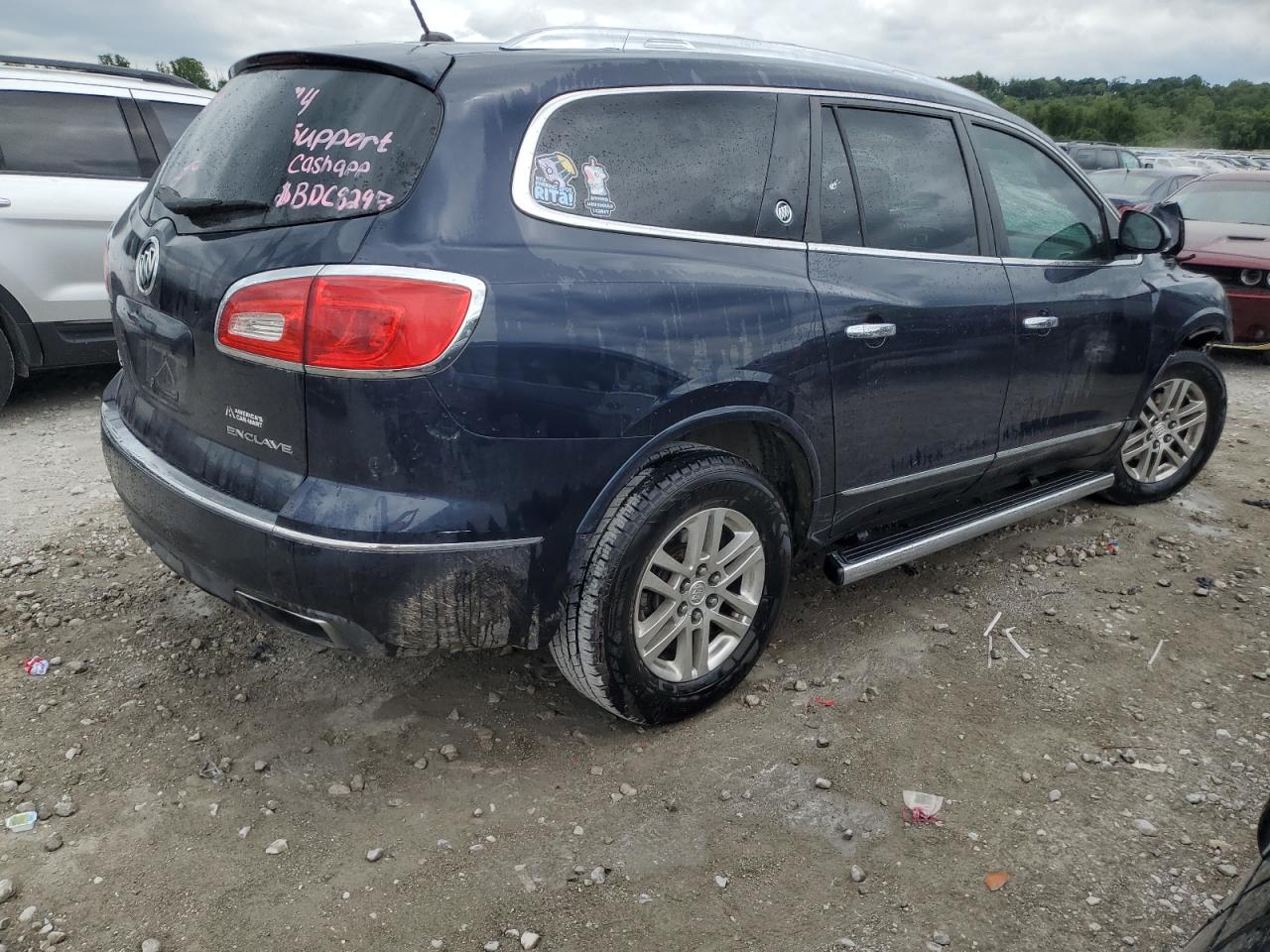 2015 Buick Enclave VIN 5GAKRAKD5FJ385645 Copart auction photo, front end damage thumbnail 3