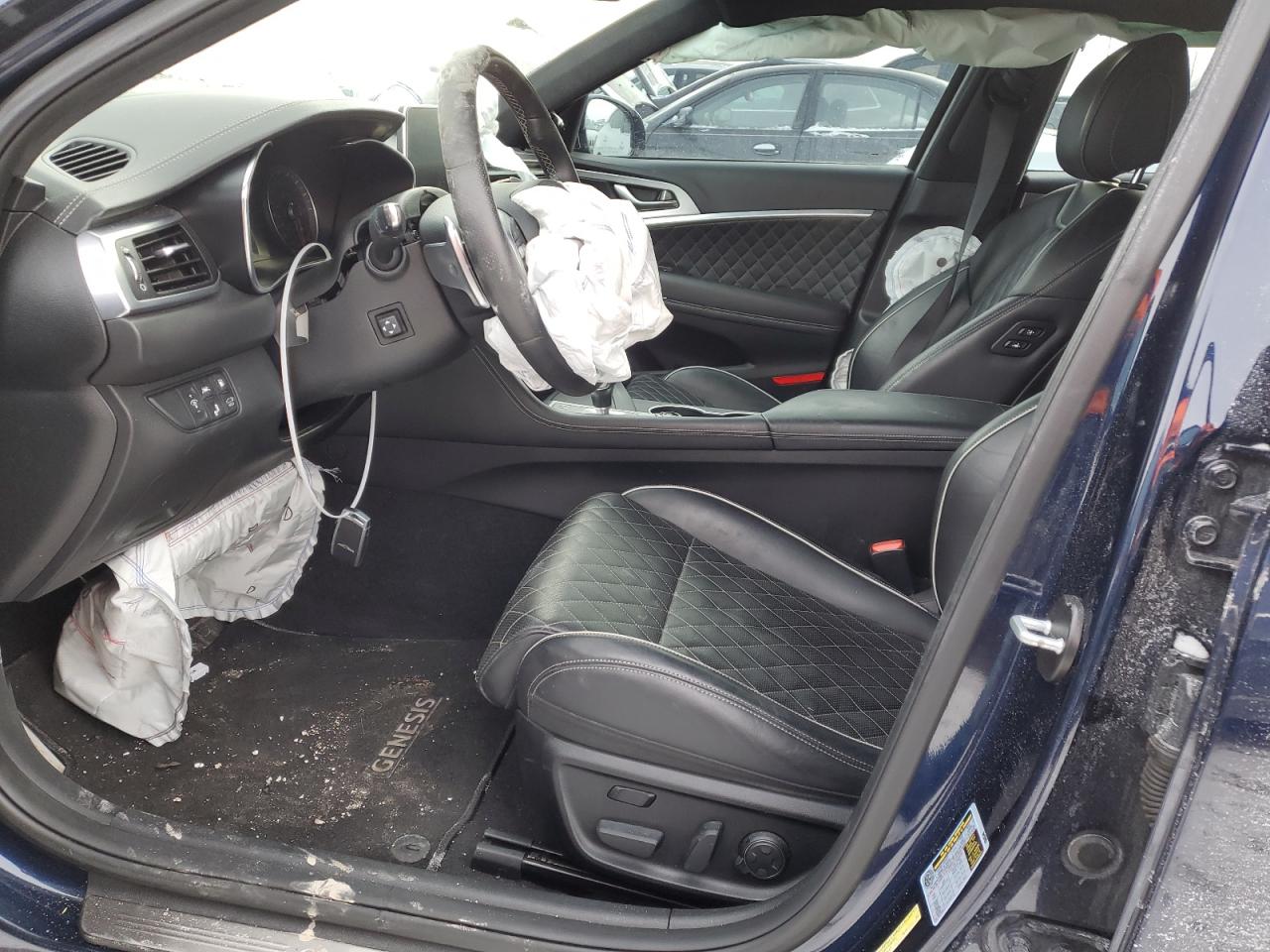 2021 Genesis G70 VIN KMTG34LE3MU074503 Copart auction photo, front end damage thumbnail 7