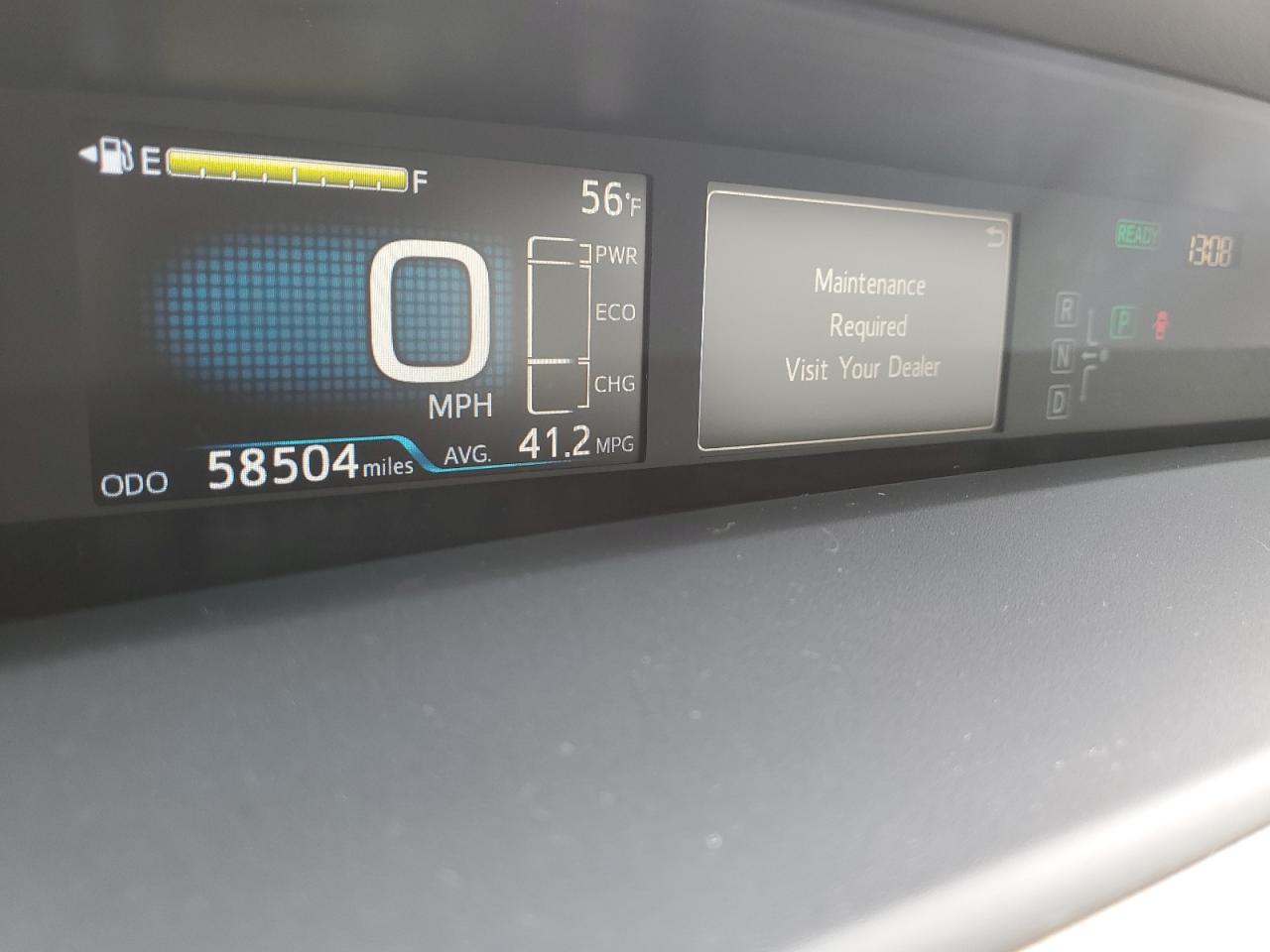 2018 Toyota Prius VIN JTDKBRFU6J3585555 Copart auction photo, front end / side damage thumbnail 9
