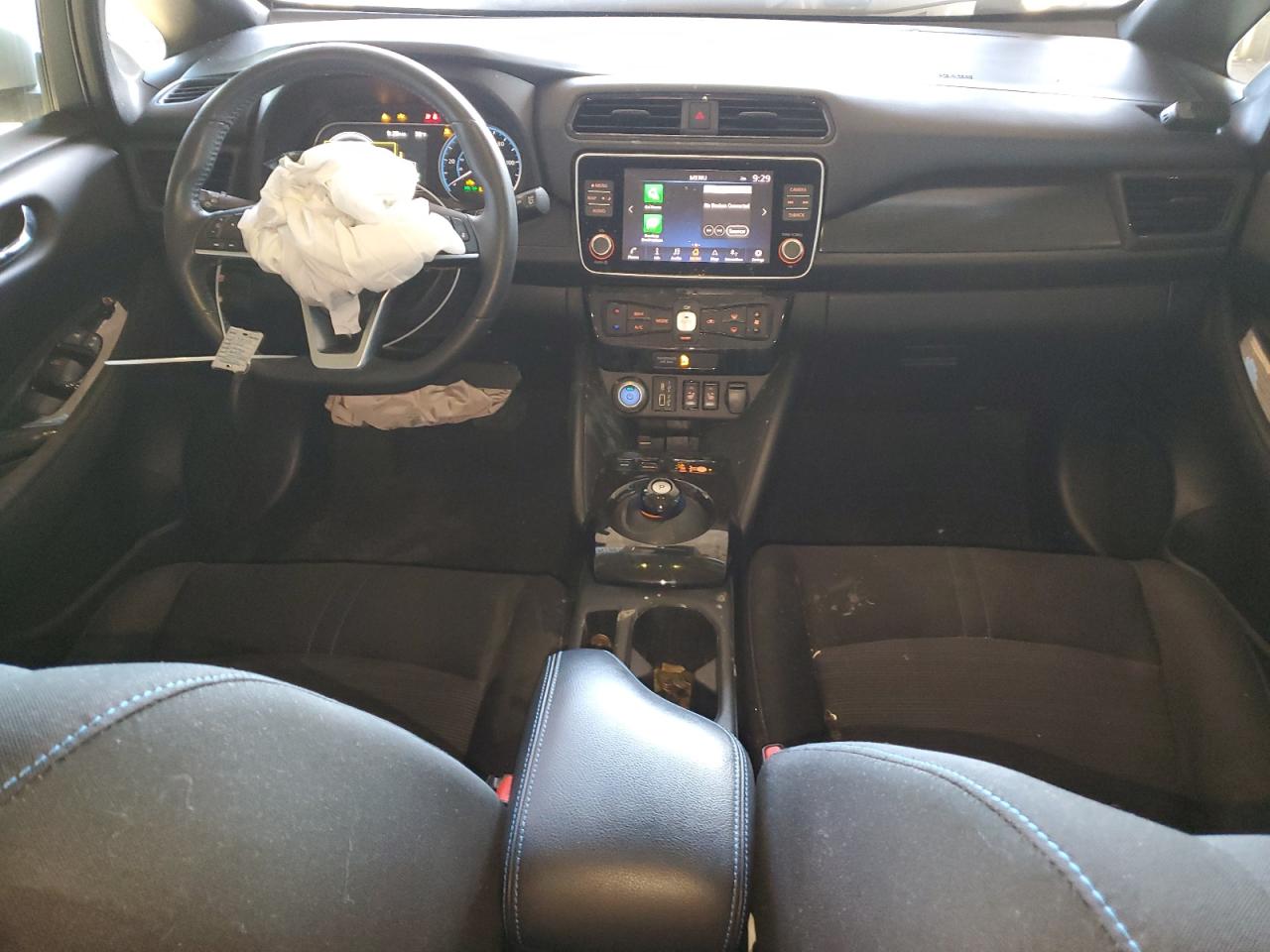 2022 Nissan Leaf VIN 1N4AZ1CVXNC559512 Copart auction photo, front end damage thumbnail 8