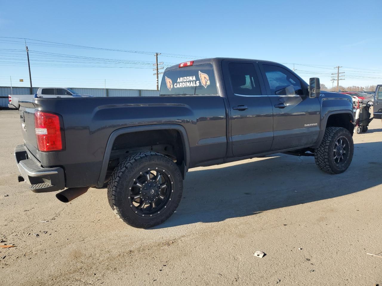 2014 GMC Sierra VIN 1GTV2UEC9EZ229936 Copart auction photo, front end damage thumbnail 3
