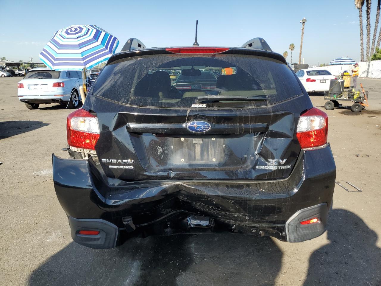 2015 Subaru XV VIN JF2GPACC4F8237138 Copart auction photo, rear end / front end damage thumbnail 6