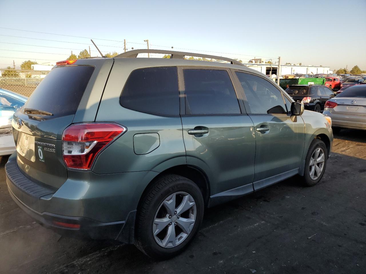 2014 Subaru Forester VIN JF2SJAEC9EH546014 Copart auction photo, hail damage thumbnail 3