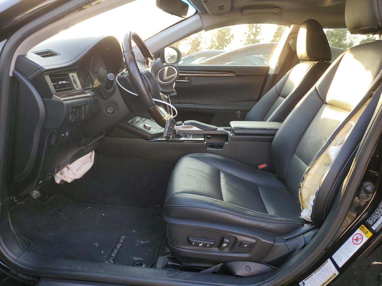 2016 Lexus ES VIN JTHBK1GG9G2212730 Copart auction photo, front end / side damage thumbnail 7
