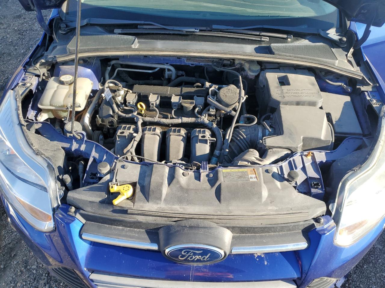 2012 Ford Focus VIN 1FAHP3F24CL321315 Copart auction photo, front end / side damage thumbnail 11