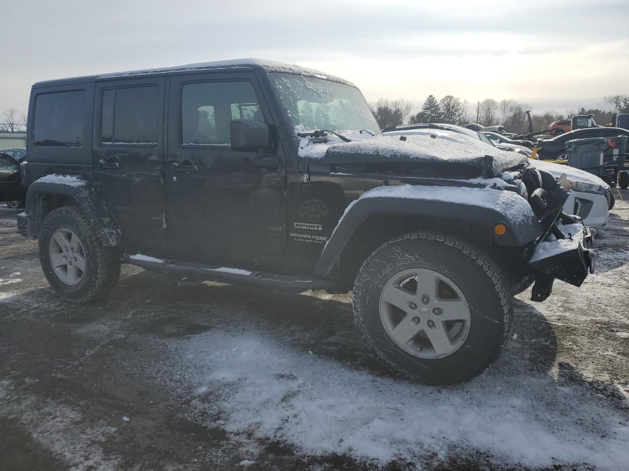 2018 Jeep Wrangler VIN 1C4BJWDG4JL820551 Copart auction photo, front end damage thumbnail 4