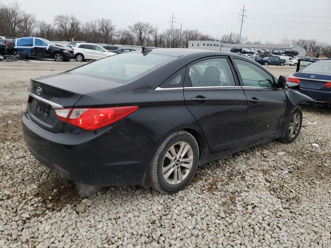 2013 Hyundai Sonata VIN 5NPEB4ACXDH743175 Copart auction photo, front end damage thumbnail 3