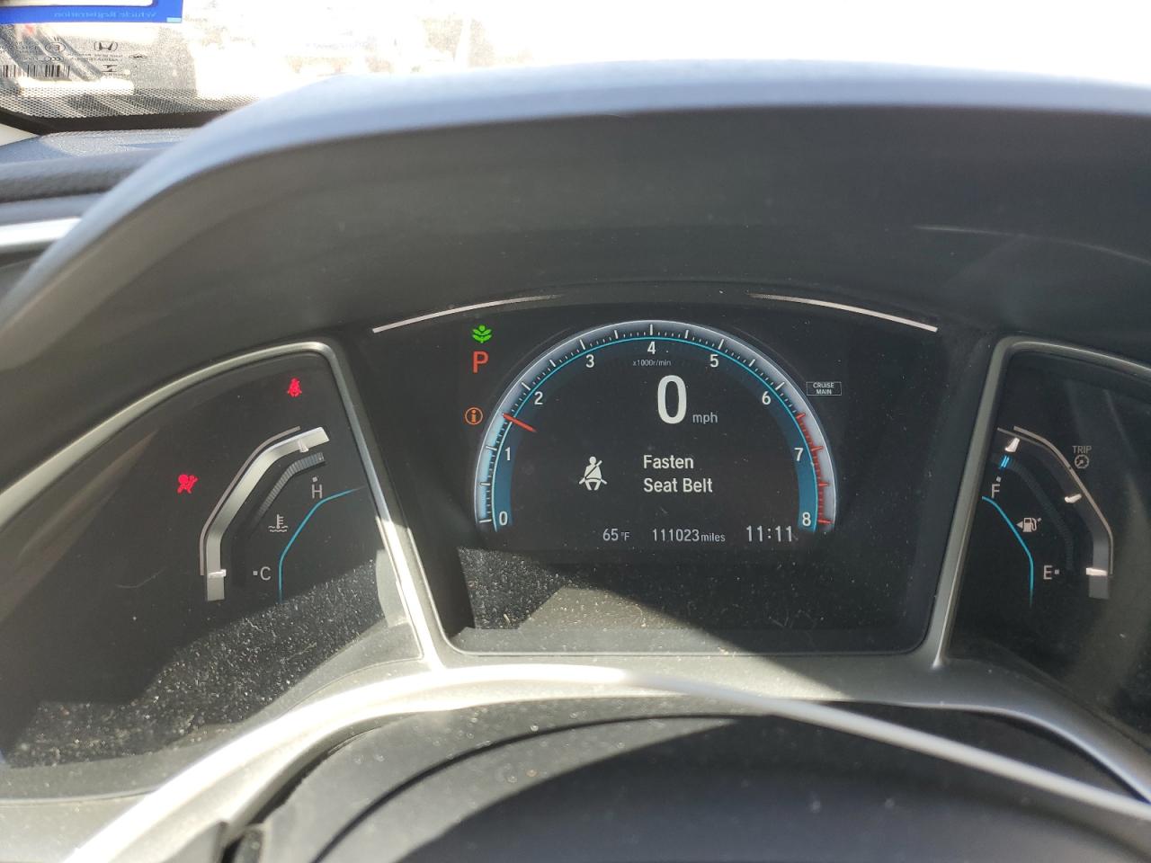 2016 Honda Civic VIN 19XFC1F30GE035163 Copart auction photo, all over damage thumbnail 9