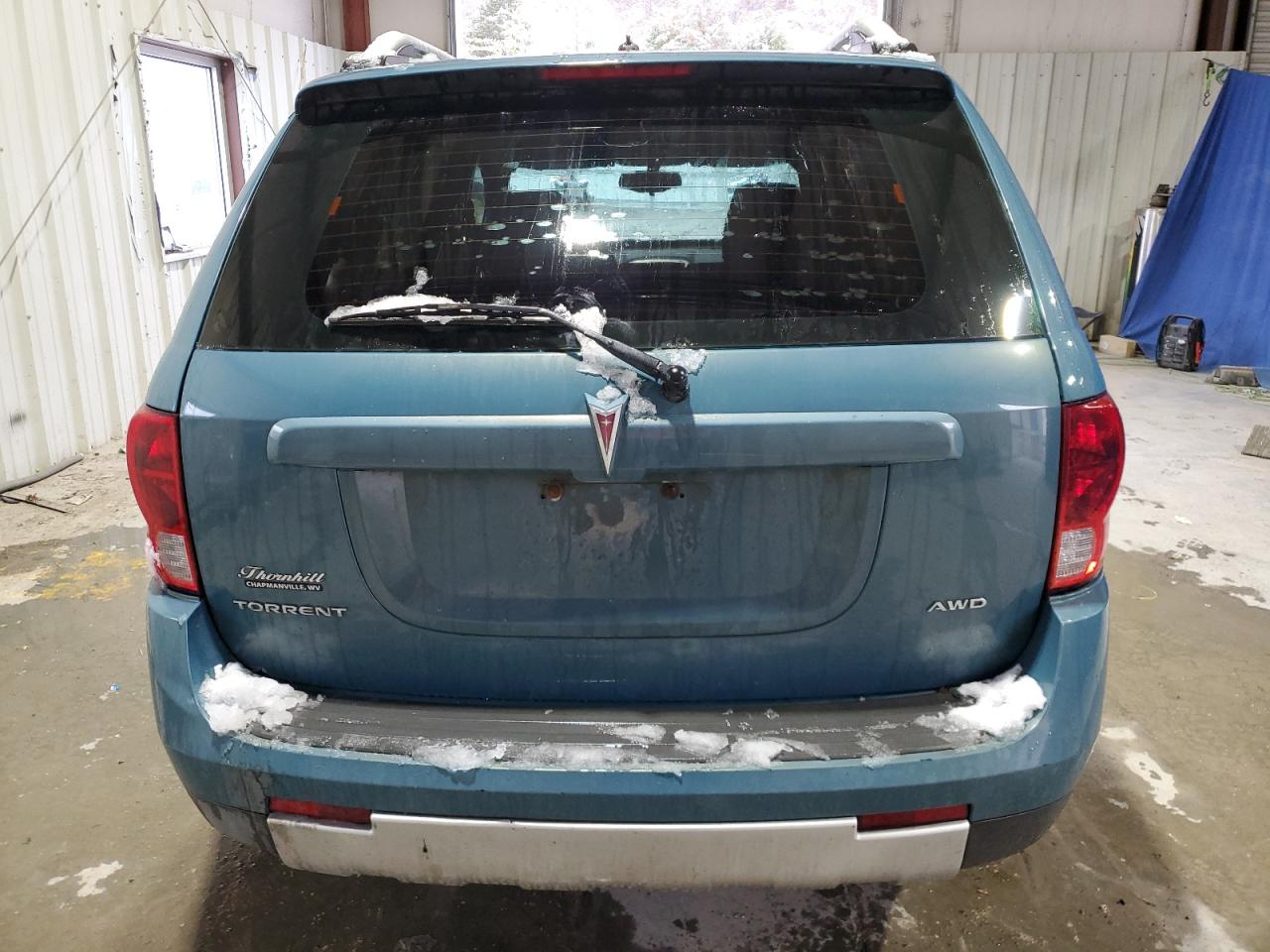 2008 Pontiac Torrent VIN 2CKDL43F286300294 Copart auction photo, rollover damage thumbnail 6