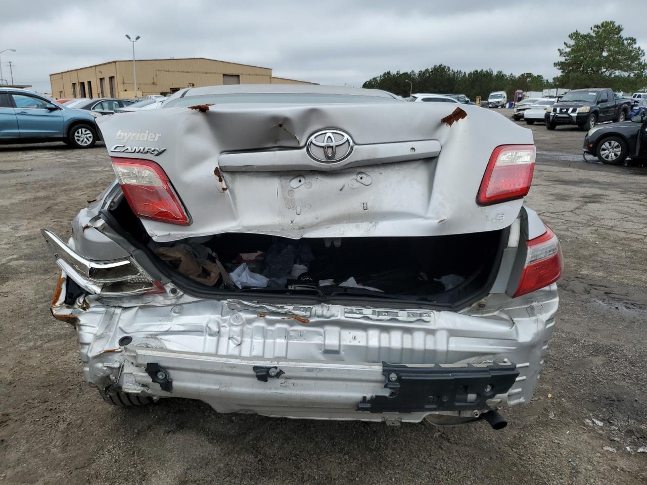 2008 Toyota Camry VIN 4T1BE46K08U753635 Copart auction photo, front end / rear end damage thumbnail 6
