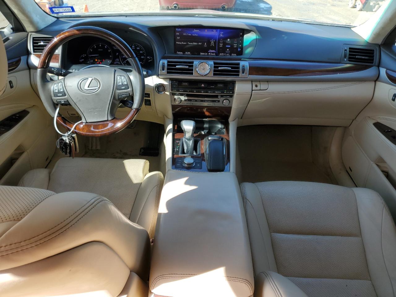 2016 Lexus LS VIN JTHBL5EF8G5141873 Copart auction photo, rear end / side damage thumbnail 8