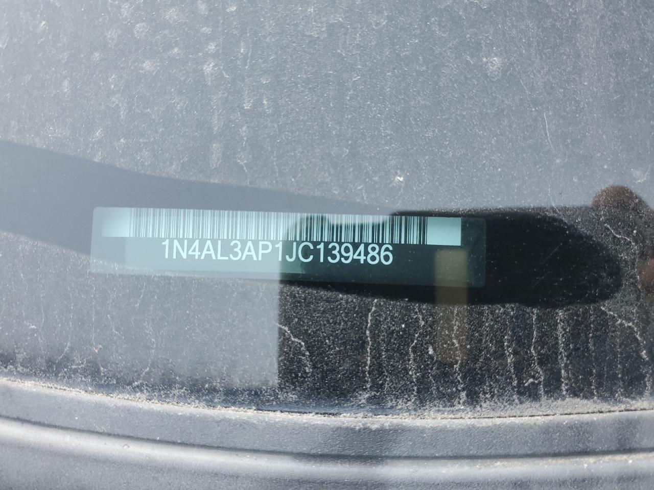 2018 Nissan Altima VIN 1N4AL3AP1JC139486 Copart auction photo, side damage thumbnail 12