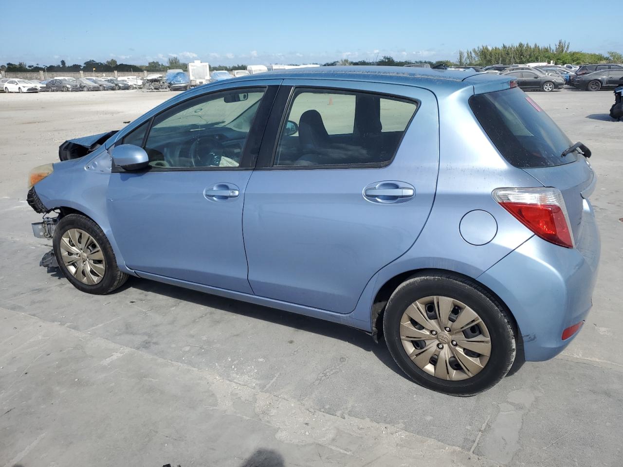 2012 Toyota Yaris VIN JTDKTUD30CD502788 Copart auction photo, front end damage thumbnail 2
