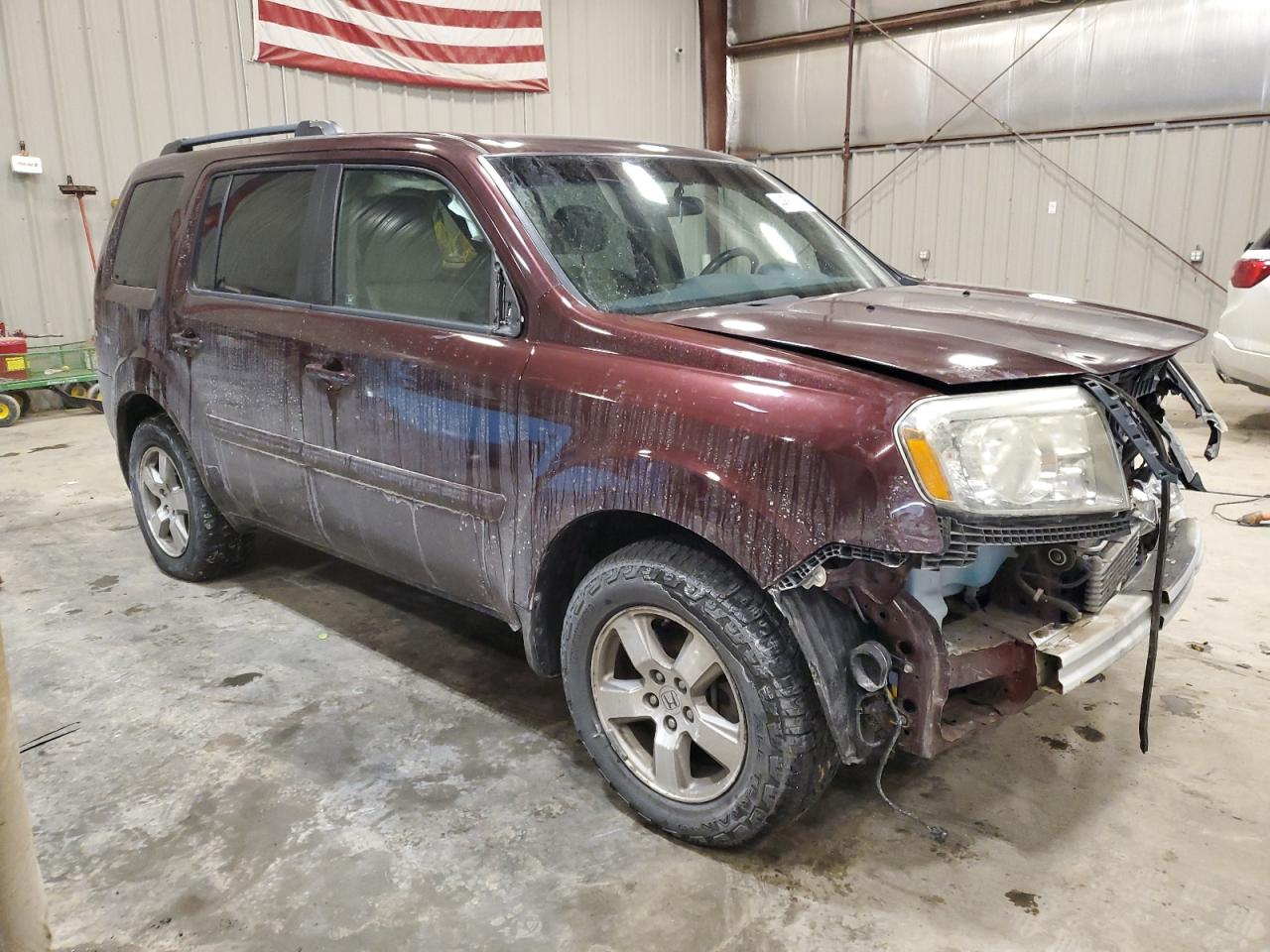 2010 Honda Pilot VIN 5FNYF4H47AB015470 Copart auction photo, front end damage thumbnail 4