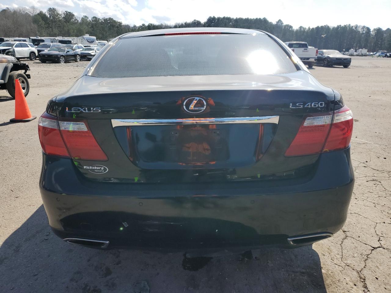 2007 Lexus LS VIN JTHBL46F875015361 Copart auction photo, all over / undercarriage damage thumbnail 6