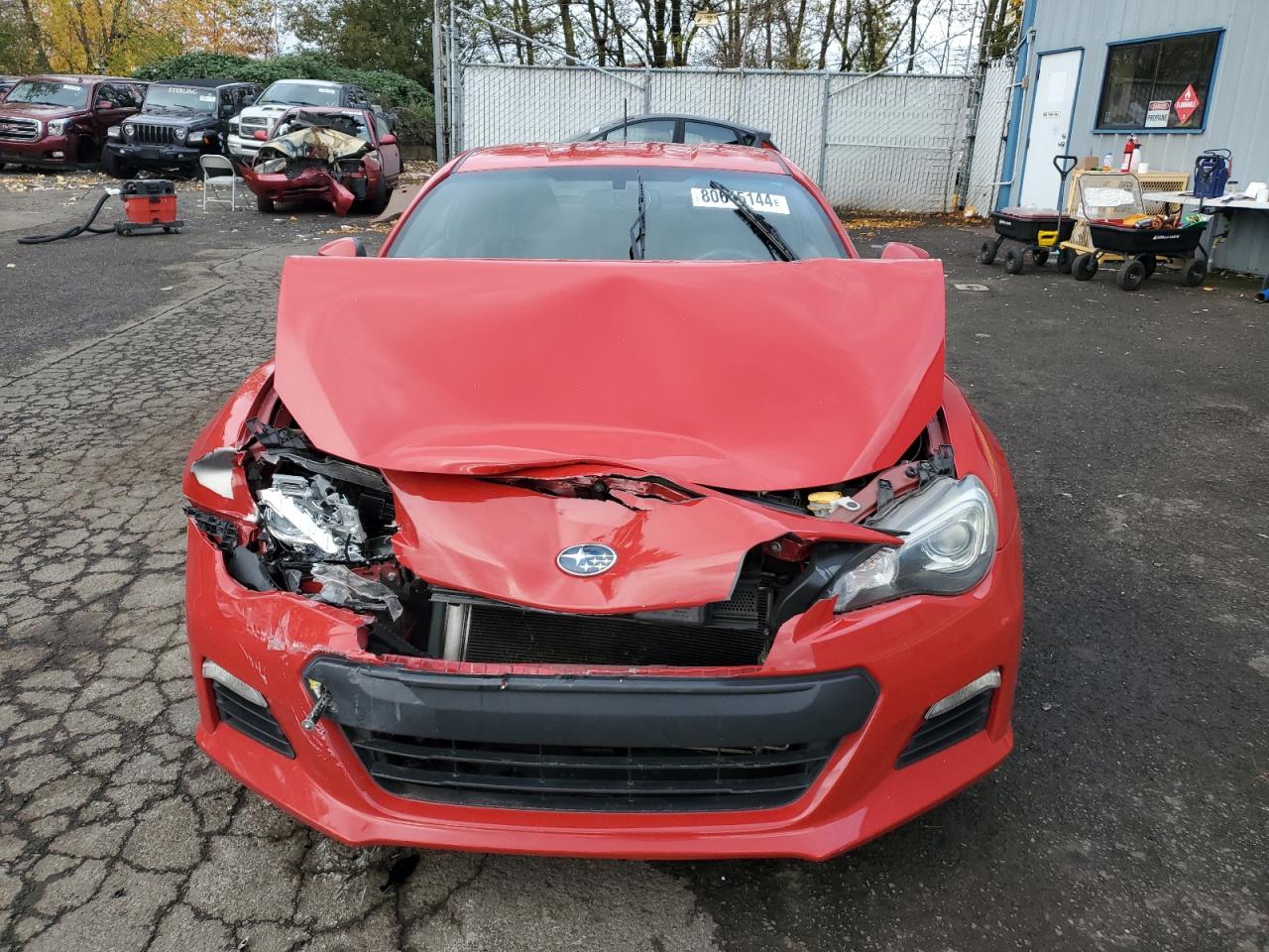 2013 Subaru BRZ VIN JF1ZCAB14D2606606 Copart auction photo, front end damage thumbnail 5