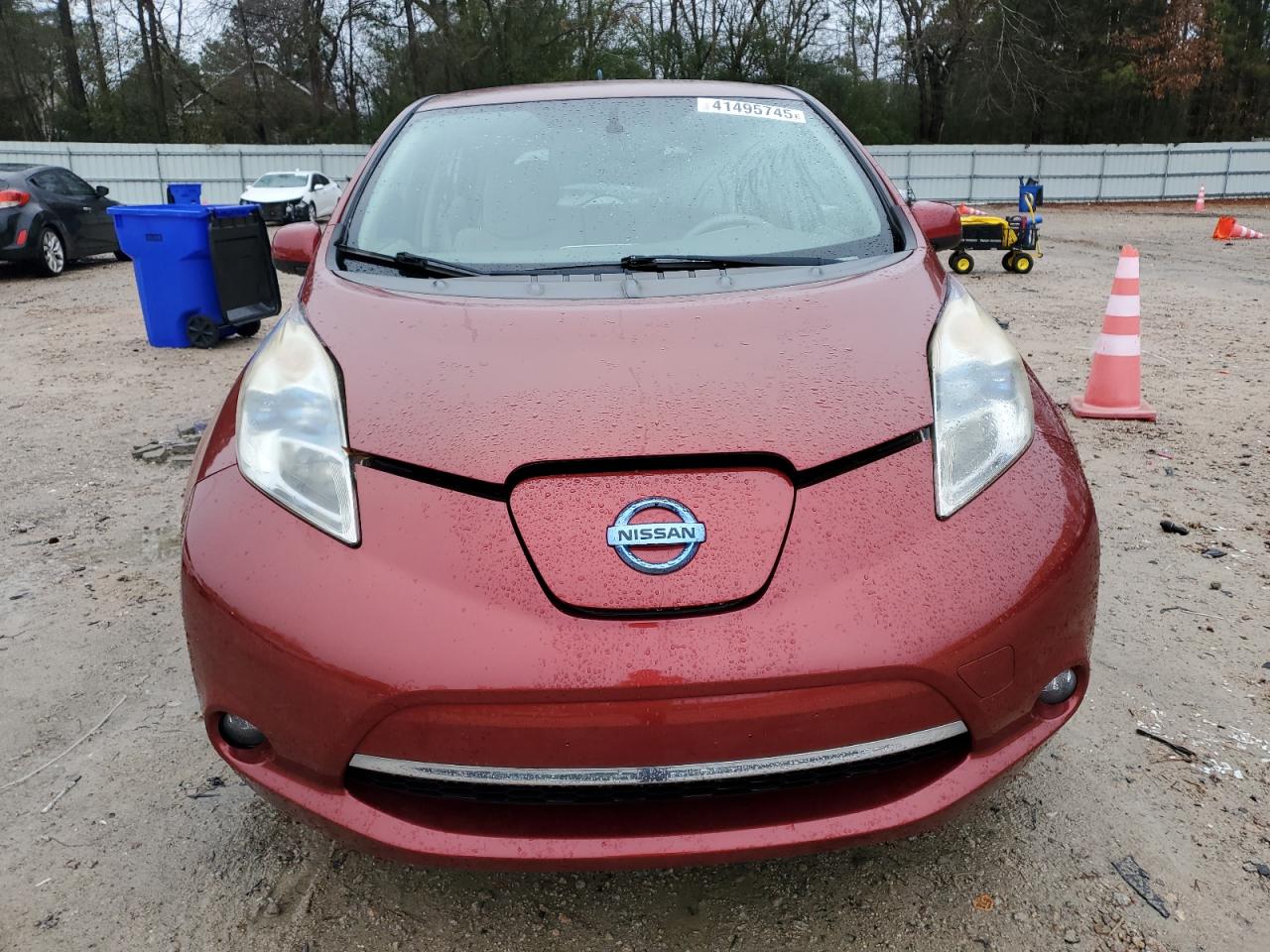 2012 Nissan Leaf VIN JN1AZ0CP0CT021410 Copart auction photo, rear end / side damage thumbnail 5