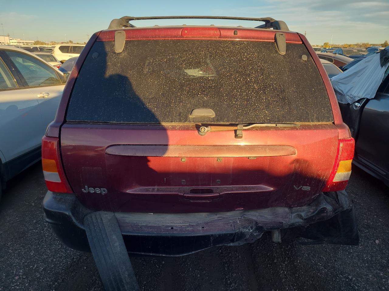 2000 Jeep Grand Cherokee VIN 1J4G258N9YC244546 Copart auction photo, rear end damage thumbnail 6