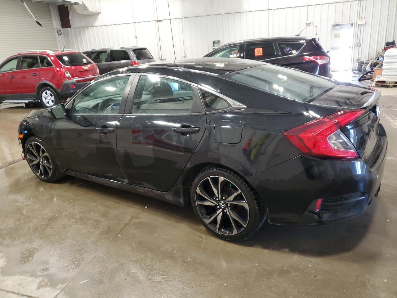 2020 Honda Civic VIN 19XFC2F86LE003846 Copart auction photo, front end damage thumbnail 2