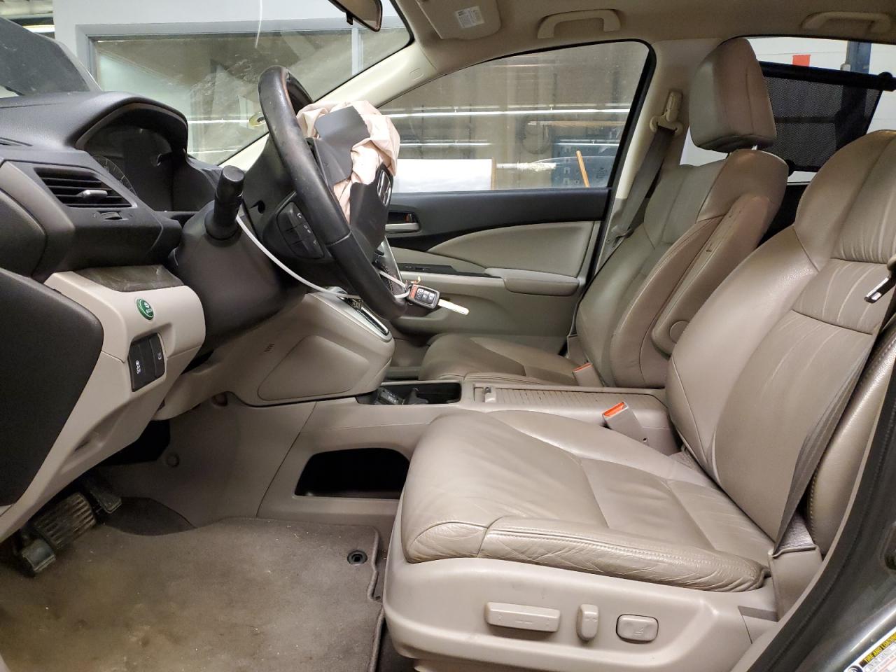2014 Honda CR-V VIN 2HKRM4H72EH601084 Copart auction photo, front end / side damage thumbnail 7
