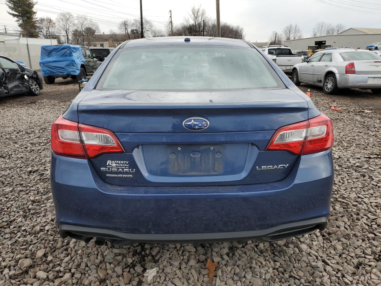 2019 Subaru Legacy VIN 4S3BNAB67K3010415 Copart auction photo, rear end / side damage thumbnail 6
