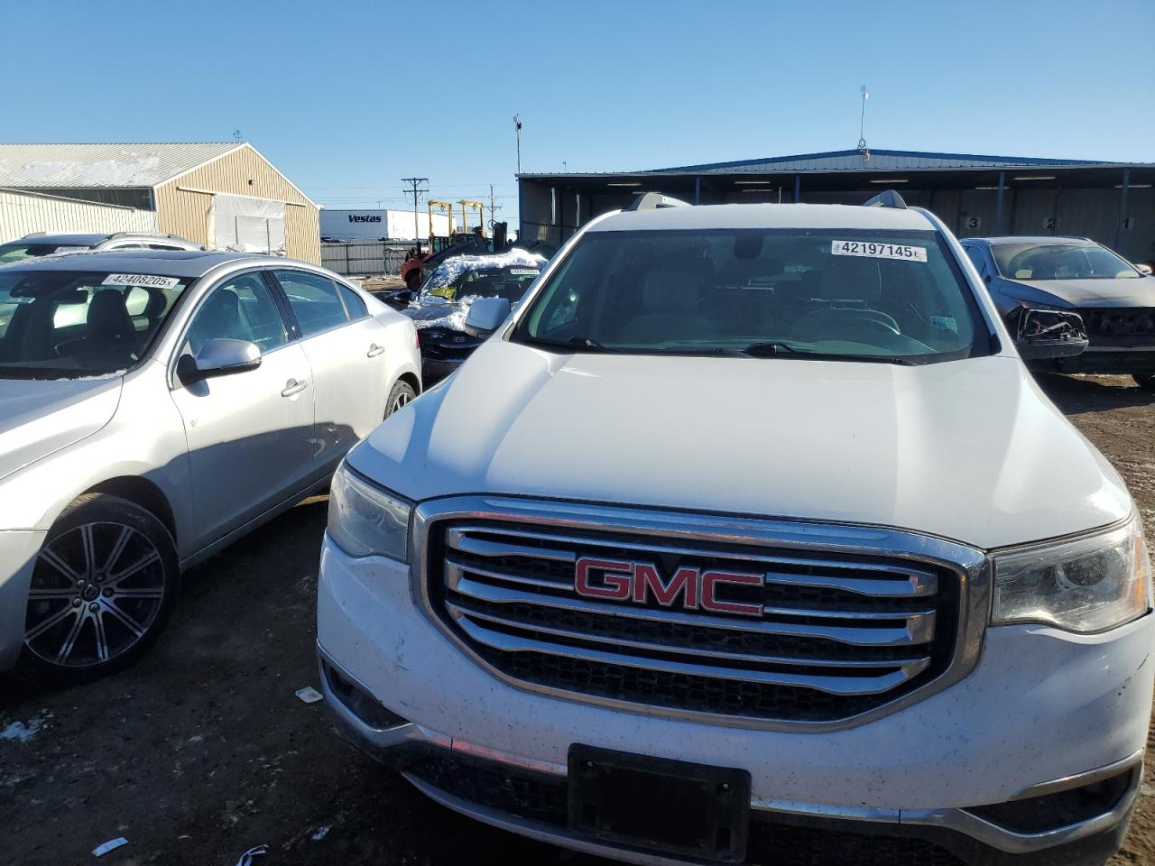 2017 GMC Acadia VIN 1GKKNSLS0HZ115910 Copart auction photo, front end damage thumbnail 5